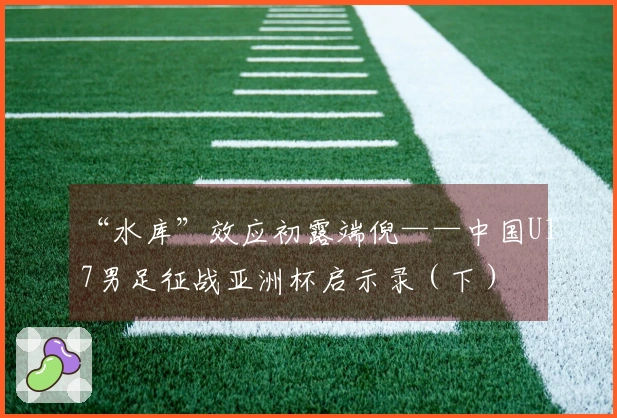 “水库”效应初露端倪——中国U17男足征战亚洲杯启示录（下）